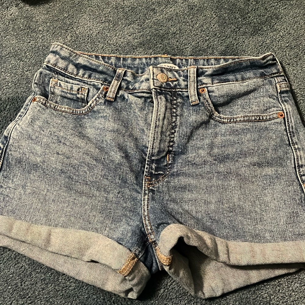 High rise shorts